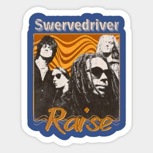 Swervedriver Vintage 1989 // Raise Original Fan Design Artwork Sticker